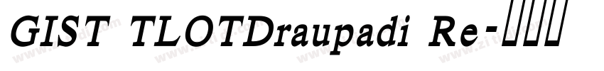 GIST TLOTDraupadi Re字体转换